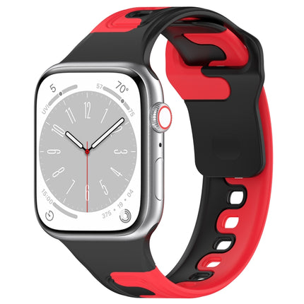 Double Color Silicone Watch Band, For Apple Watch 42mm, For Apple Watch 38mm - DealBuddy