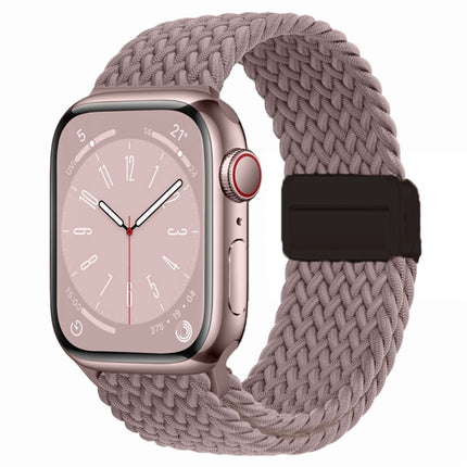 Nylon Woven Magnetic Fold Buckle Watch Band, For Apple Watch Series 7 41mm, For Apple Watch Series 7 45mm