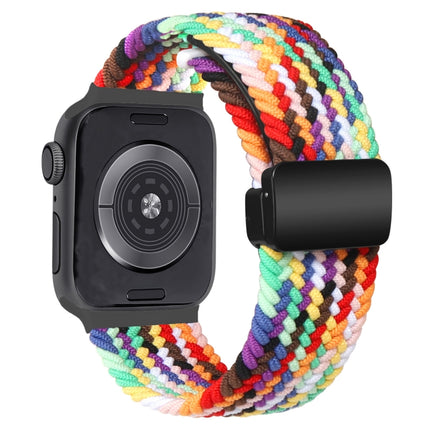 Nylon Woven Magnetic Fold Buckle Watch Band, For Apple Watch SE 2023 44mm, For  Apple Watch SE 2023 40mm