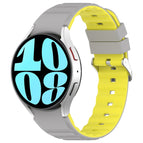 For Samsung Galaxy Watch 4 / Grey Yellow