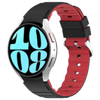 For Samsung Galaxy Watch 4 Classic 46mm / Black Red