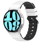For Samsung Galaxy Watch 4 Classic 46mm / White Black