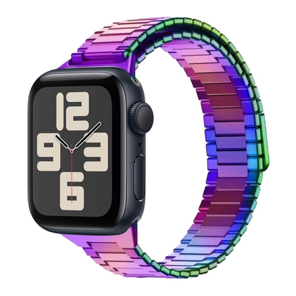 Bamboo Magnetic Stainless Steel Metal Watch Strap, For Apple Watch SE 2023 44mm, For Apple Watch SE 2023 40mm, For Apple Watch Ultra 2 49mm, For Apple Watch Series 9 45mm, For Apple Watch Series 9 41mm, For Apple Watch Ultra 49mm - DealBuddy
