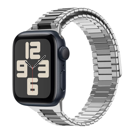 Bamboo Magnetic Stainless Steel Metal Watch Strap, For Apple Watch SE 2023 44mm, For Apple Watch SE 2023 40mm, For Apple Watch Ultra 2 49mm, For Apple Watch Series 9 45mm, For Apple Watch Series 9 41mm, For Apple Watch Ultra 49mm - DealBuddy