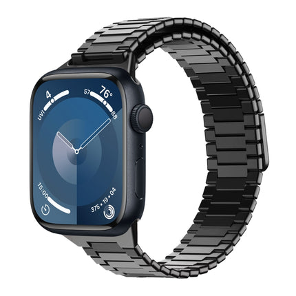 Bamboo Magnetic Stainless Steel Metal Watch Strap, For Apple Watch SE 2023 44mm, For Apple Watch SE 2023 40mm, For Apple Watch Ultra 2 49mm, For Apple Watch Series 9 45mm, For Apple Watch Series 9 41mm, For Apple Watch Ultra 49mm - DealBuddy