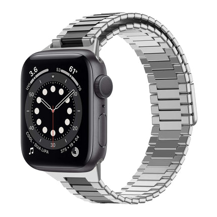 Bamboo Magnetic Stainless Steel Metal Watch Strap, For Apple Watch Series 6 40mm, For Apple Watch Series 6 44mm, For Apple Watch Series 5 44mm, For Apple Watch Series 5 40mm, For Apple Watch Series 4 44mm, For Apple Watch Series 4 40mm - DealBuddy