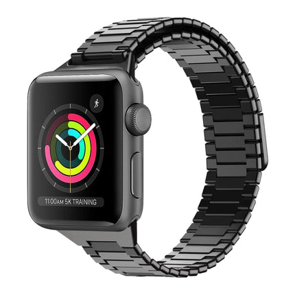 Bamboo Magnetic Stainless Steel Metal Watch Strap, For Apple Watch Series 3 38mm, For Apple Watch Series 3 42mm - DealBuddy
