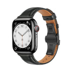For Apple Watch Series 3 38mm / Black+Black