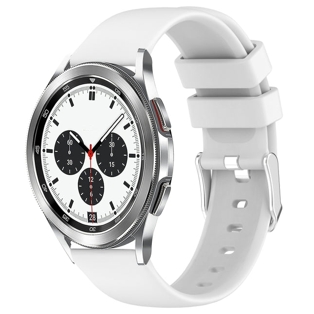 20mm Smooth Solid Color Silicone Watch Band