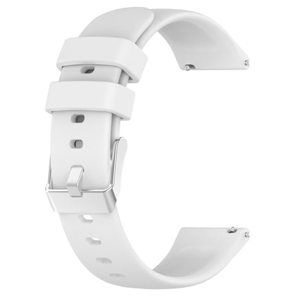 20mm Smooth Solid Color Silicone Watch Band