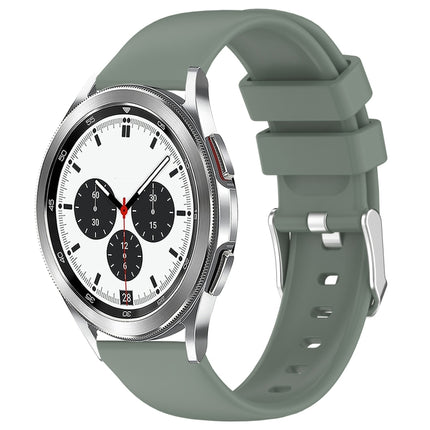 20mm Smooth Solid Color Silicone Watch Band