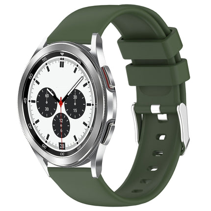 20mm Smooth Solid Color Silicone Watch Band