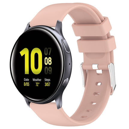 20mm Smooth Solid Color Silicone Watch Band