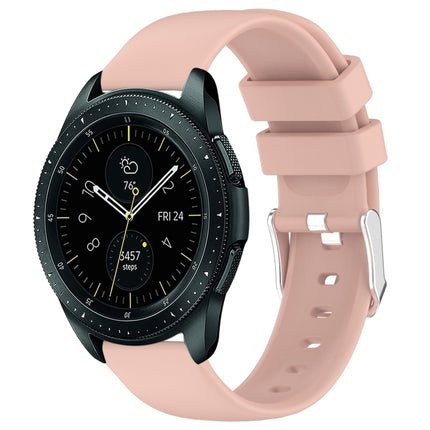 20mm Smooth Solid Color Silicone Watch Band