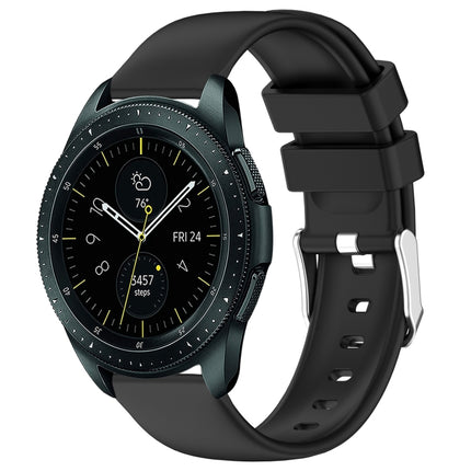 20mm Smooth Solid Color Silicone Watch Band