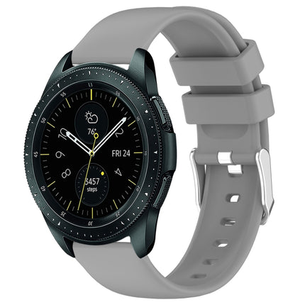 20mm Smooth Solid Color Silicone Watch Band