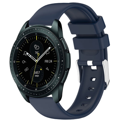 20mm Smooth Solid Color Silicone Watch Band