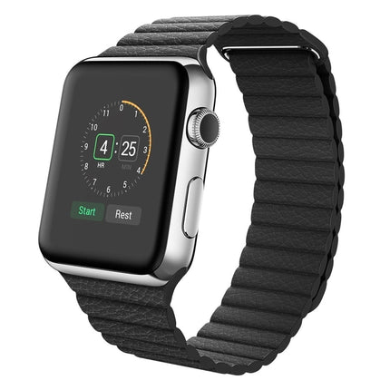 Universal Leather Magnetic Band For Apple iWatch1 2 3 4  38mm/40mm