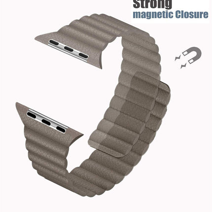Universal Leather Magnetic Band For Apple iWatch1 2 3 4  38mm/40mm
