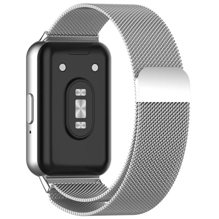 For Samsung Galaxy Fit 3 Milanese Metal Steel Mesh Watch Band, Silver, Black, Gray, Pink, Starlight, Gold, Rose Gold - DealBuddy