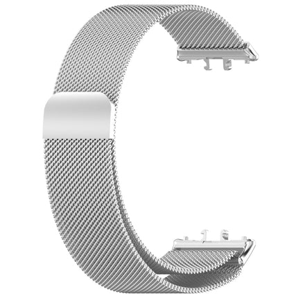 For Samsung Galaxy Fit 3 Milanese Metal Steel Mesh Watch Band, Silver, Black, Gray, Pink, Starlight, Gold, Rose Gold - DealBuddy