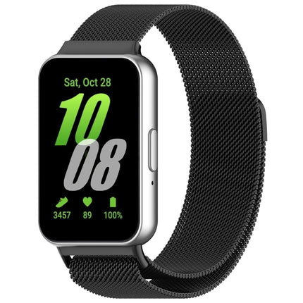 For Samsung Galaxy Fit 3 Milanese Metal Steel Mesh Watch Band, Silver, Black, Gray, Pink, Starlight, Gold, Rose Gold - DealBuddy