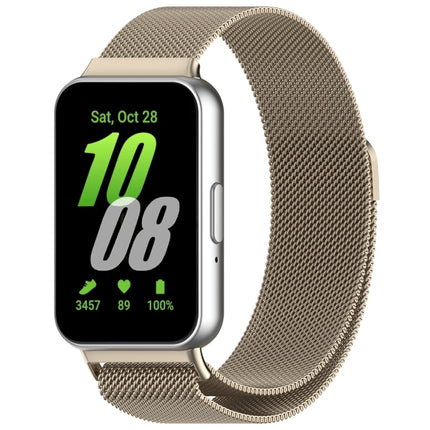 For Samsung Galaxy Fit 3 Milanese Metal Steel Mesh Watch Band, Silver, Black, Gray, Pink, Starlight, Gold, Rose Gold - DealBuddy