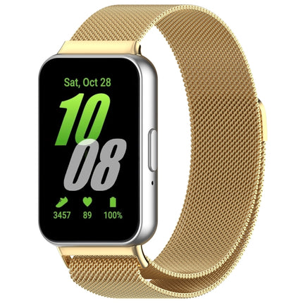 For Samsung Galaxy Fit 3 Milanese Metal Steel Mesh Watch Band, Silver, Black, Gray, Pink, Starlight, Gold, Rose Gold - DealBuddy