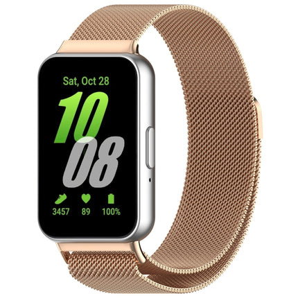 For Samsung Galaxy Fit 3 Milanese Metal Steel Mesh Watch Band, Silver, Black, Gray, Pink, Starlight, Gold, Rose Gold - DealBuddy