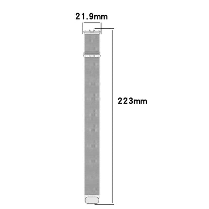 For Samsung Galaxy Fit 3 Milanese Metal Steel Mesh Watch Band, Silver, Black, Gray, Pink, Starlight, Gold, Rose Gold - DealBuddy