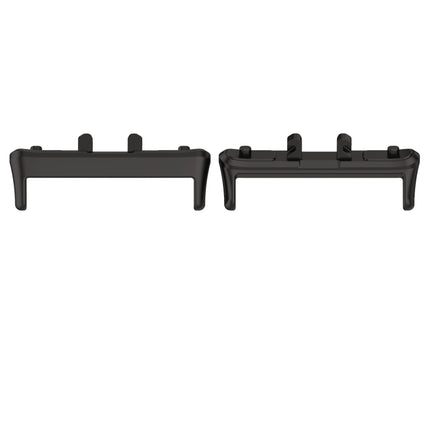 For Samsung Galaxy Fit 3 SM-R390 1 Pair Metal Watch Band Connector, Silver, Black, Gold, Rose Gold - DealBuddy