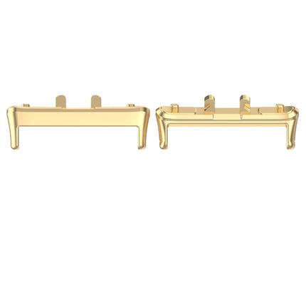 For Samsung Galaxy Fit 3 SM-R390 1 Pair Metal Watch Band Connector, Silver, Black, Gold, Rose Gold - DealBuddy