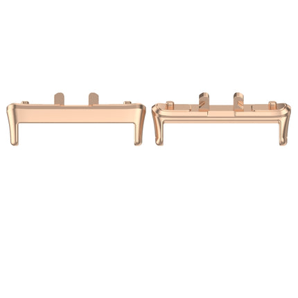 For Samsung Galaxy Fit 3 SM-R390 1 Pair Metal Watch Band Connector, Silver, Black, Gold, Rose Gold - DealBuddy
