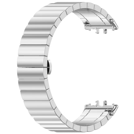 For Samsung Galaxy Fit 3 SM-R390 One Bead Stainless Steel Metal Watch Band, Silver, Black, Gold, Rose Gold - DealBuddy