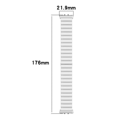 For Samsung Galaxy Fit 3 SM-R390 One Bead Stainless Steel Metal Watch Band, Silver, Black, Gold, Rose Gold - DealBuddy