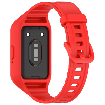 For Samsung Galaxy Fit 3 Integrated TPU Watch Band, Red, Black, White, Orange, Beige, Pink, Cyan, Sky Blue, Dark Green, Dark Blue, Green, Purple - DealBuddy