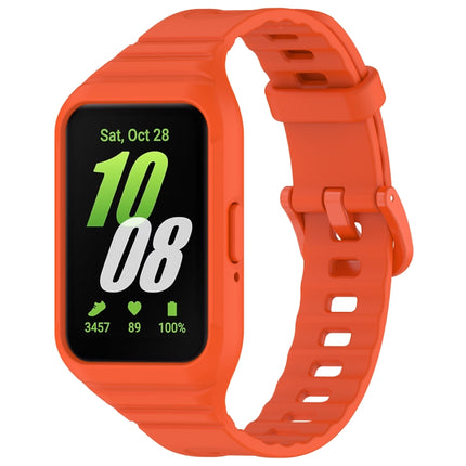 For Samsung Galaxy Fit 3 Integrated TPU Watch Band, Red, Black, White, Orange, Beige, Pink, Cyan, Sky Blue, Dark Green, Dark Blue, Green, Purple - DealBuddy