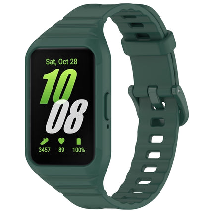 For Samsung Galaxy Fit 3 Integrated TPU Watch Band, Red, Black, White, Orange, Beige, Pink, Cyan, Sky Blue, Dark Green, Dark Blue, Green, Purple - DealBuddy