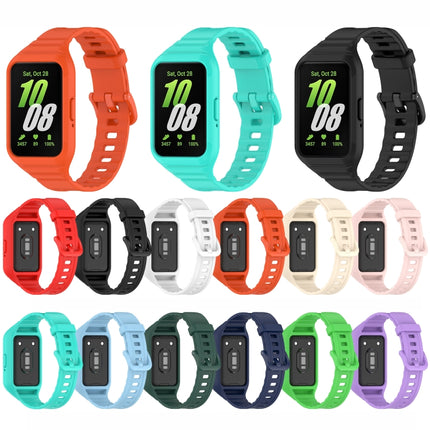 For Samsung Galaxy Fit 3 Integrated TPU Watch Band, Red, Black, White, Orange, Beige, Pink, Cyan, Sky Blue, Dark Green, Dark Blue, Green, Purple - DealBuddy