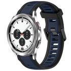 20mm Two Color Textured Silicone Watch Band