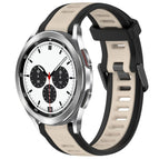 For Samsung  Galaxy Watch 4 Classic 42mm / Starlight + Black
