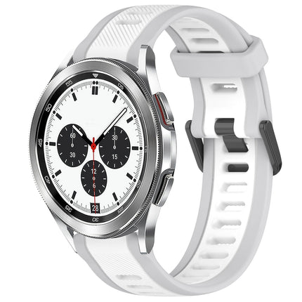 20mm Two Color Textured Silicone Watch Band
