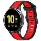 For Samsung Galaxy Watch Active 2 44mm / Red+Black