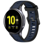 For Samsung Galaxy Watch Active 2 44mm / Midnight Blue+Black