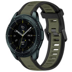For Samsung Galaxy Watch 42mm / Green+Black