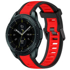 For Samsung Galaxy Watch 42mm / Red+Black
