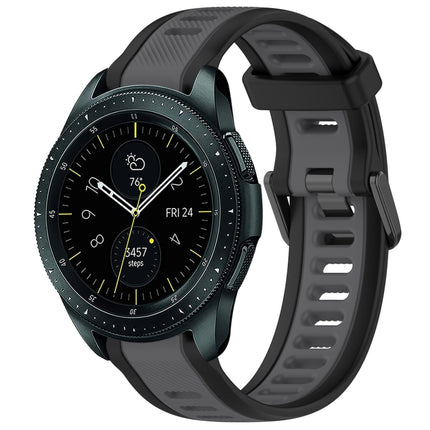 20mm Two Color Textured Silicone Watch Band