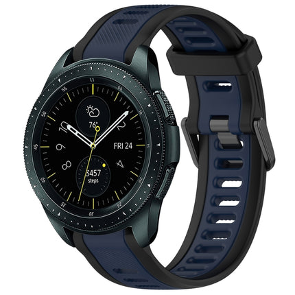 20mm Two Color Textured Silicone Watch Band