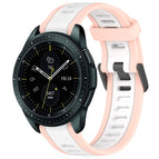 For Samsung Galaxy Watch 42mm / White+Pink
