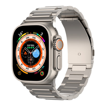I-Shaped Titanium Watch Band, For Apple Watch SE 2023 44mm, For Apple Watch Ultra 2 49mm, For Apple Watch Series 9 45mm, For Apple Watch Ultra 49mm, For Apple Watch Series 8 45mm, For Apple Watch SE 2022 44mm, For Apple Watch Series 7 45mm - DealBuddy